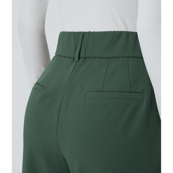 NWT Halara High Waisted Pocket Solid Work Tapered Pants Size Small - Picture 5 of 7